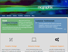 Tablet Screenshot of mcgraphix.com